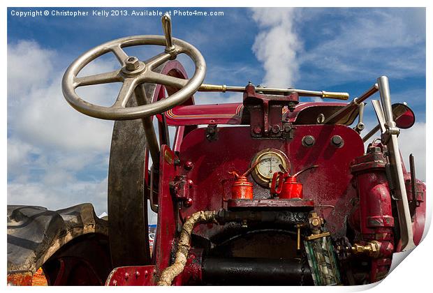 Steam up Print by Christopher Kelly