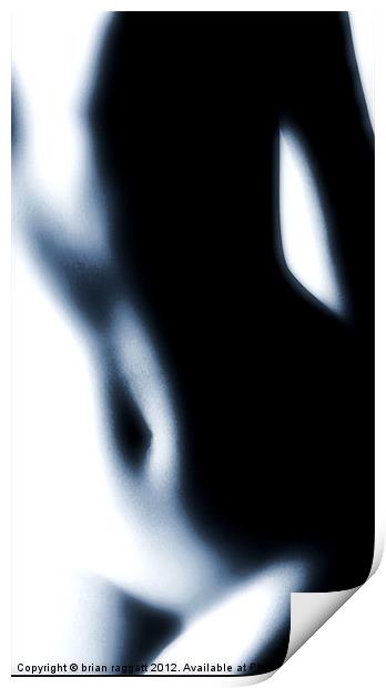 Nude Torso Print by Brian  Raggatt
