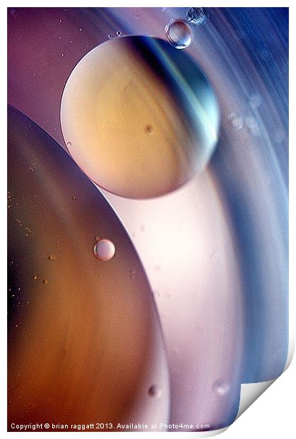 A Planetary Spin Print by Brian  Raggatt