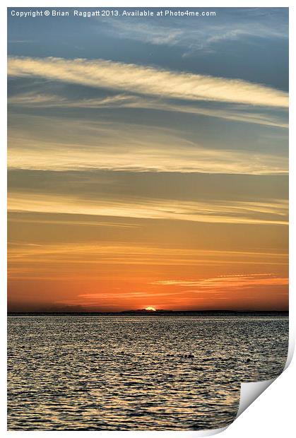 End of another good day Print by Brian  Raggatt
