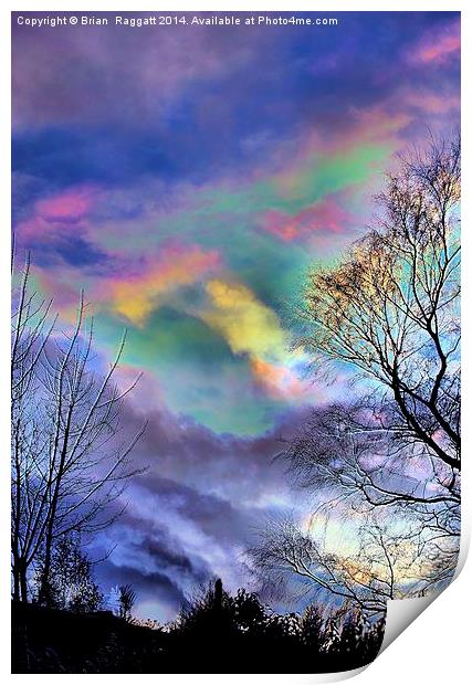 Troubled Skies Print by Brian  Raggatt