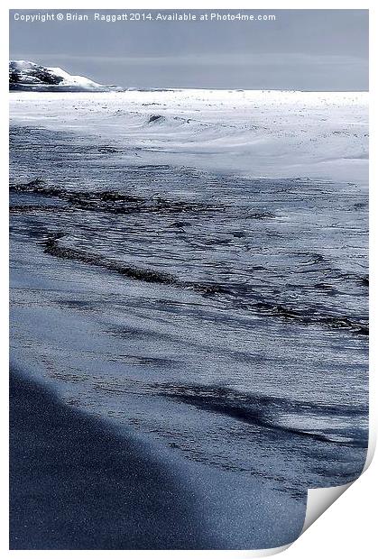 Island Beach - Negative Print by Brian  Raggatt
