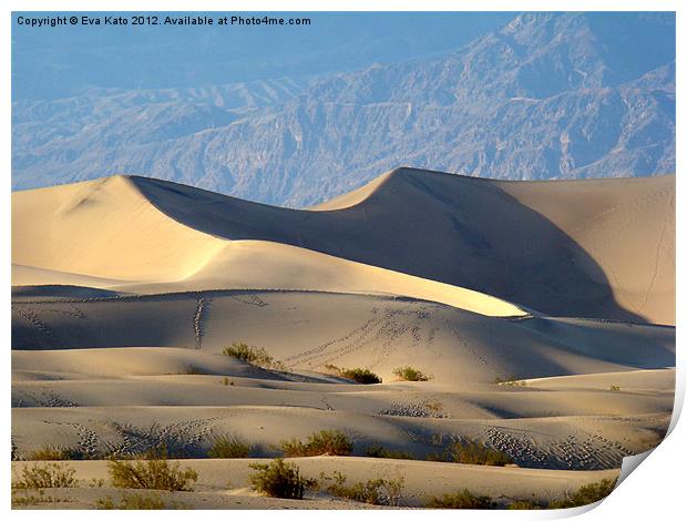 Death Valley Dunes 2 Print by Eva Kato