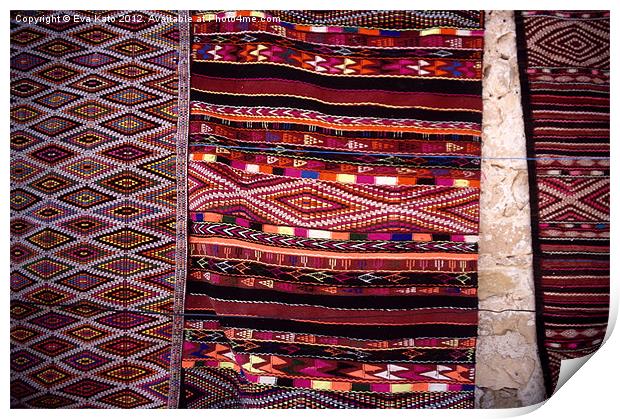 Berber Rugs Print by Eva Kato