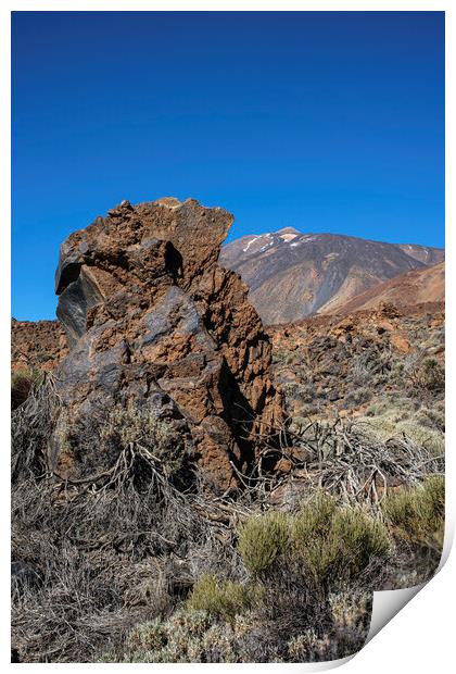 Mount Teide Tenerife Print by Phil Crean