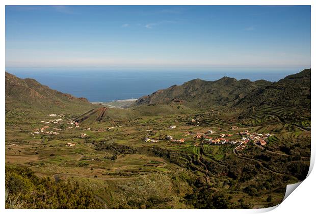Palmar valley Tenerife Print by Phil Crean
