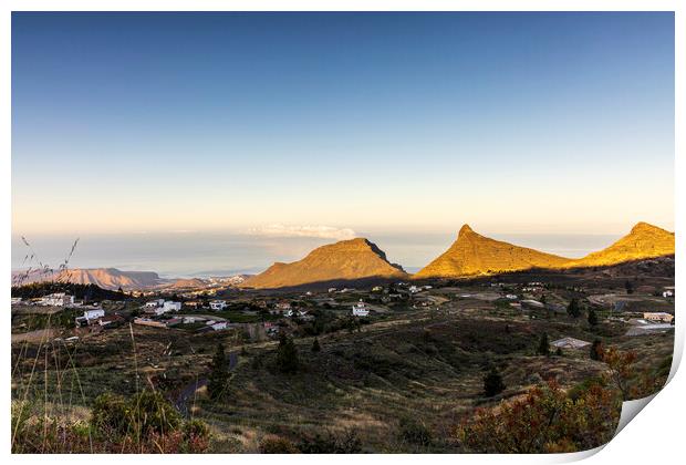 Tenerife dawn light Print by Phil Crean