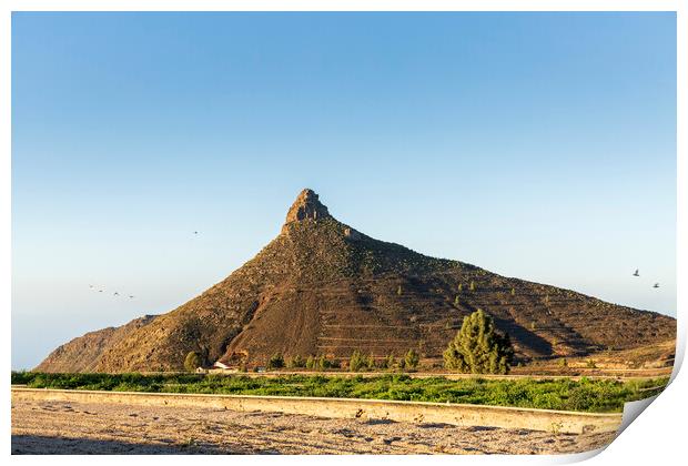 Rocky outcrop, Tenerife Print by Phil Crean