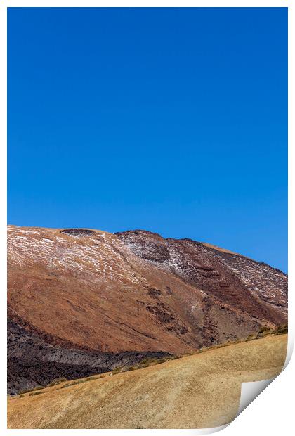 Tenerife volcanic landscape Print by Phil Crean