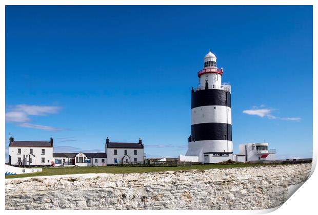 Hook Head Lighthouse, Wexford, Ireland Print by Phil Crean