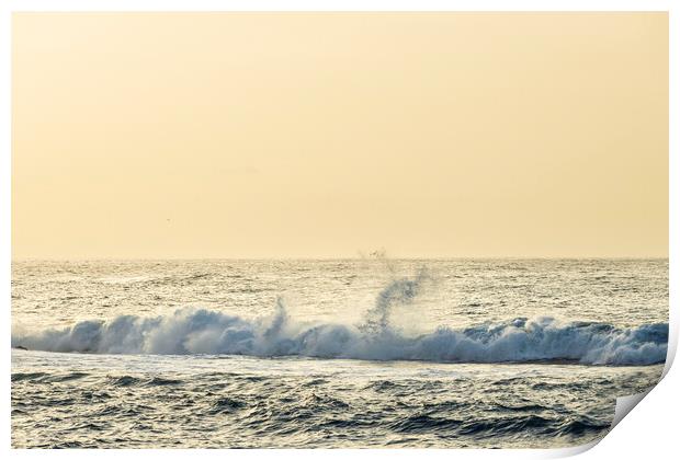 Sublime waves at Playa Jardin, Puerto de La cruz, Tenerife Print by Phil Crean