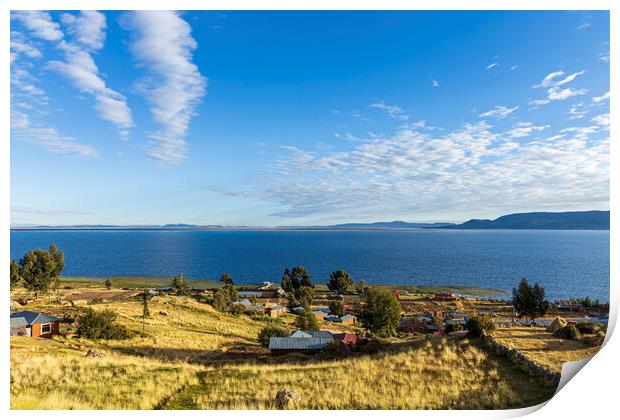 Lake Titicaca, Peru Print by Phil Crean