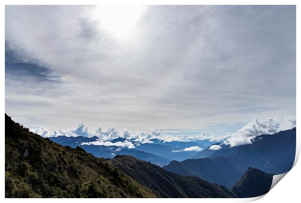 Outdoor mountainAndes mountains, Peru Print by Phil Crean