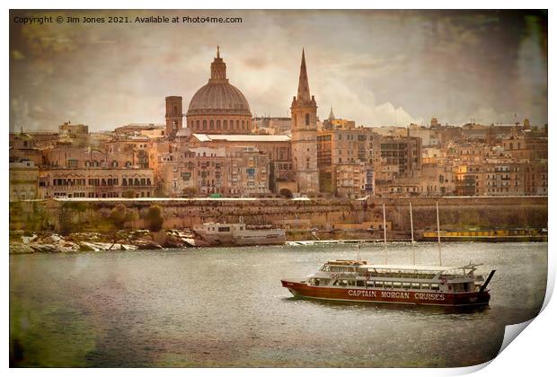 Artistic Valletta Print by Jim Jones