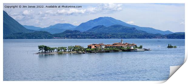 Isola dei Pescatori, Lake Maggiore - Panorama Print by Jim Jones