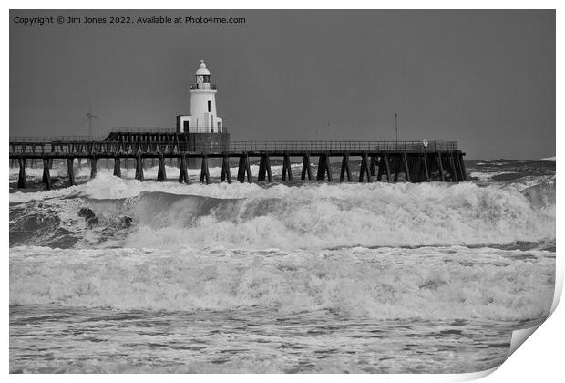 Winter Storms on the North Sea Print by Jim Jones