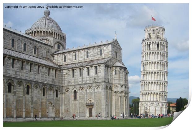 The Splendour of Pisa Print by Jim Jones