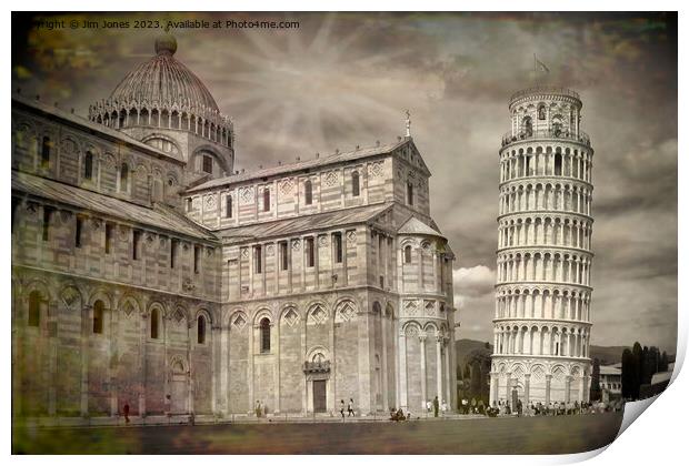 The Splendour of Pisa - Artistic Filter Print by Jim Jones