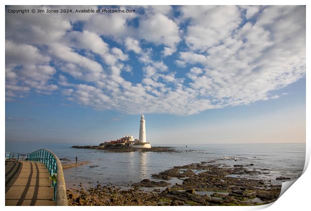 Take the promenade to the island Print by Jim Jones