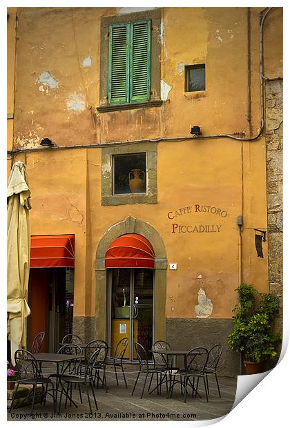 Caffe Ristoro Piccadilly Print by Jim Jones