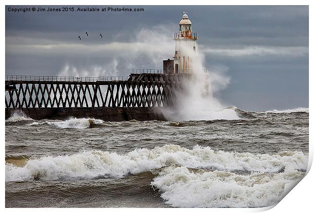  Winter storm Print by Jim Jones