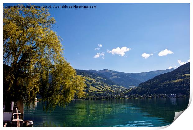 Summertime on Lake Zell Print by Jim Jones