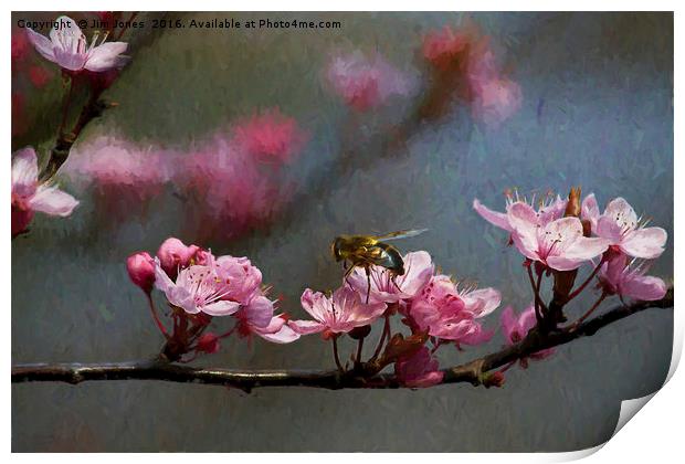 Artistic springtime Print by Jim Jones