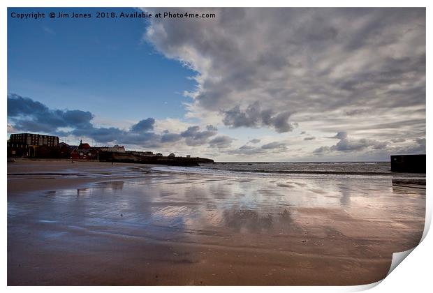 Cullercoats Bay Print by Jim Jones