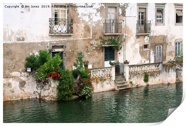 Shabby Chic in Portugal Print by Jim Jones