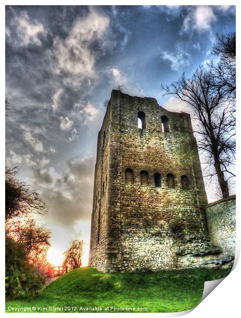 St.Leonards Tower Print by Kim Slater