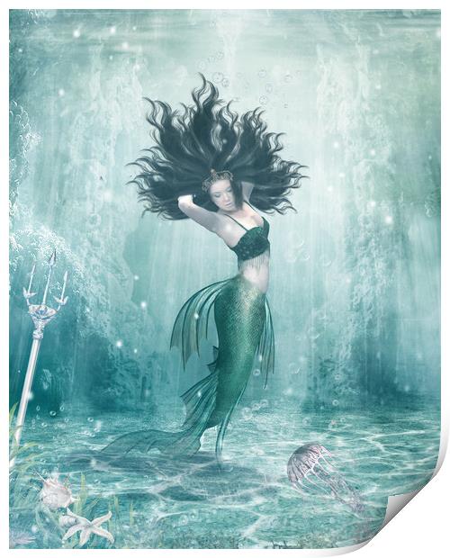 Under the sea Print by Kim Slater