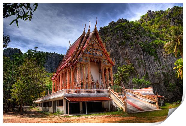 Thailand Temple Print by Adrian Evans