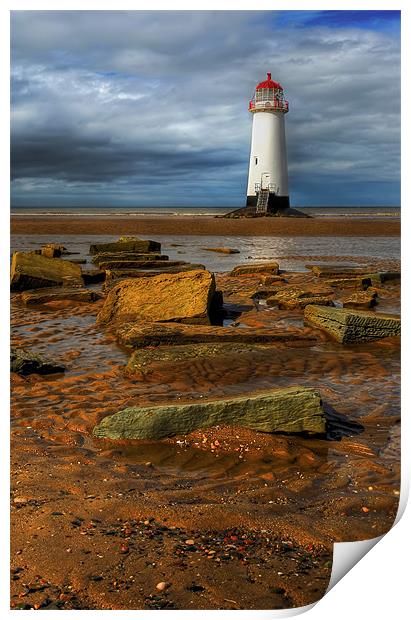 Abandoned Lighthouse Print by Adrian Evans
