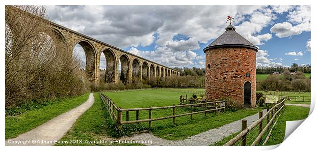 Cefn Viaduct Print by Adrian Evans