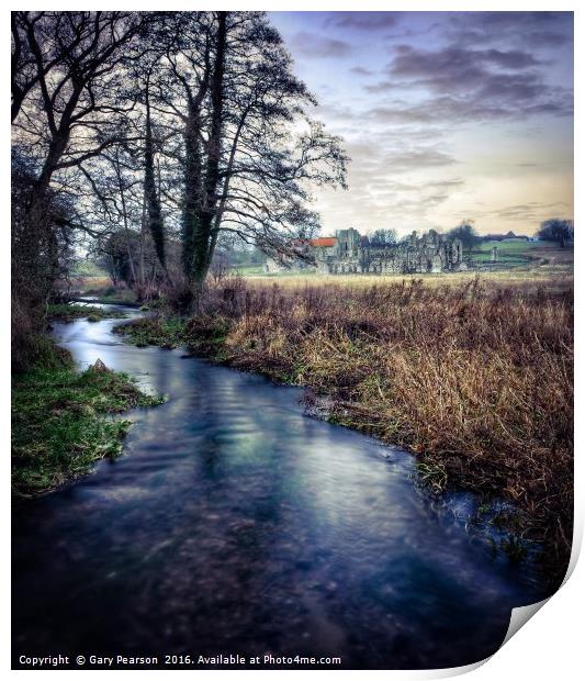 Castle Acre priory              Print by Gary Pearson