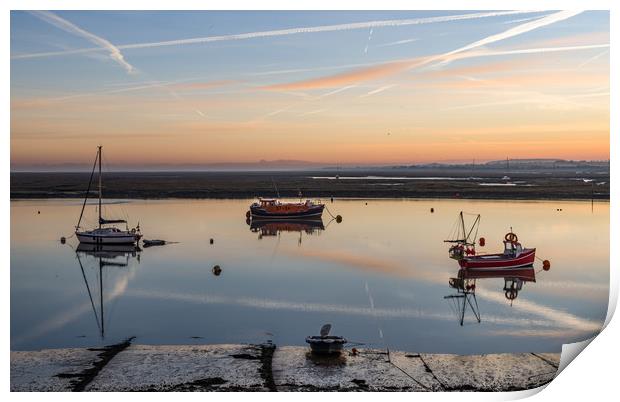 A beautiful sunrise over Wells-next-the-Sea Print by Gary Pearson