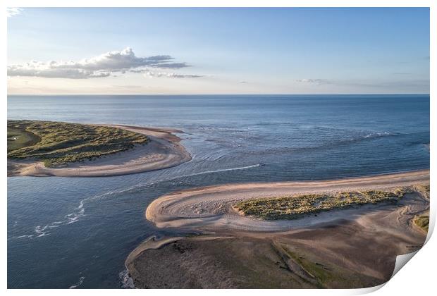 Heading out to sea from Burnham Overy Staithe Print by Gary Pearson