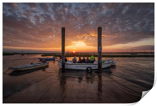 The perfect end to a perfect fishing trip!  Print by Gary Pearson