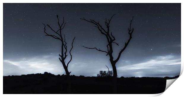Silhouettes and stars  Print by Gary Pearson