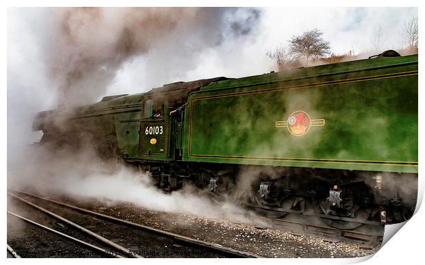 Flying Scotsman Print by Trevor Camp