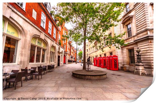 Covent Garden  Print by Trevor Camp