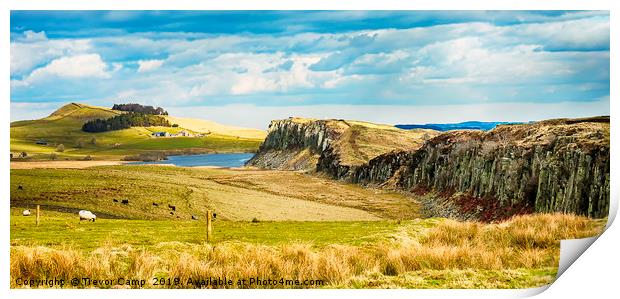 Steel Rigg - Hadrians Wall Print by Trevor Camp