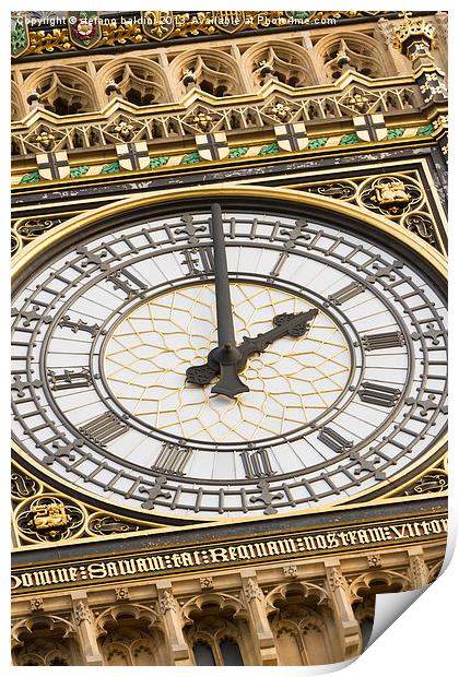 Big Ben, London, England Print by stefano baldini