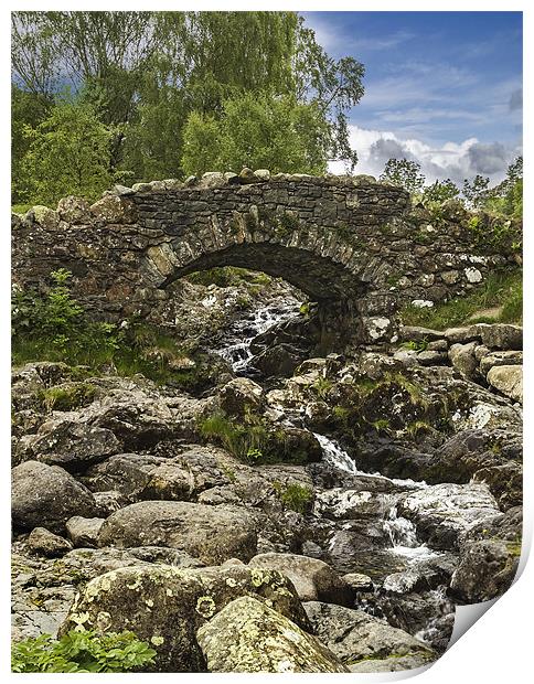 Old Stone Bridge Print by Darren Frodsham