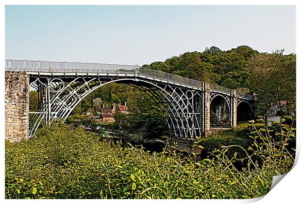 Iron Bridge Print by Kelly Astley