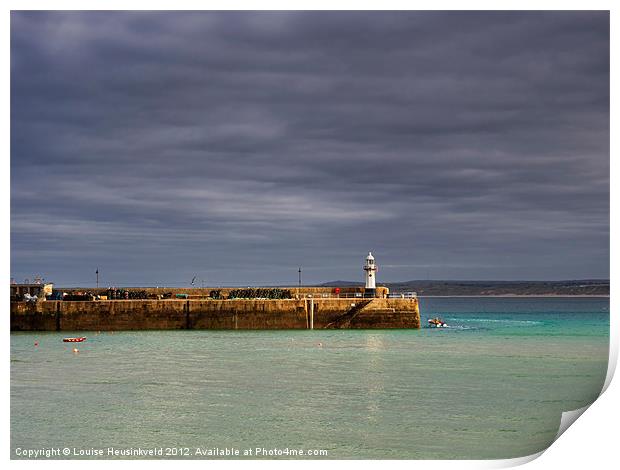 St Ives, Cornwall Print by Louise Heusinkveld