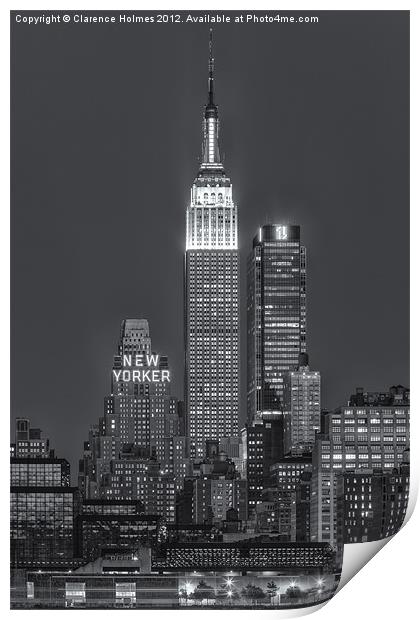 Empire State Building IV Print by Clarence Holmes
