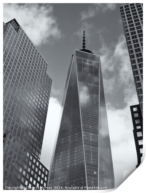 One World Trade Center II Print by Clarence Holmes