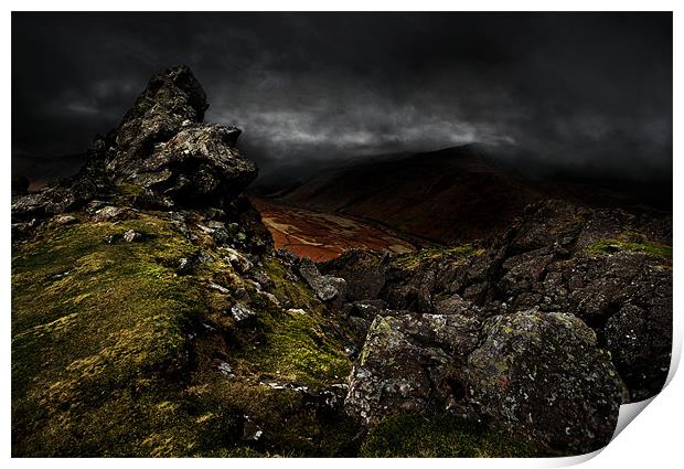 Helm Crag Print by Robert Fielding