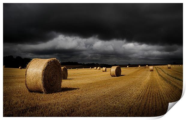 After the harvest Print by Robert Fielding
